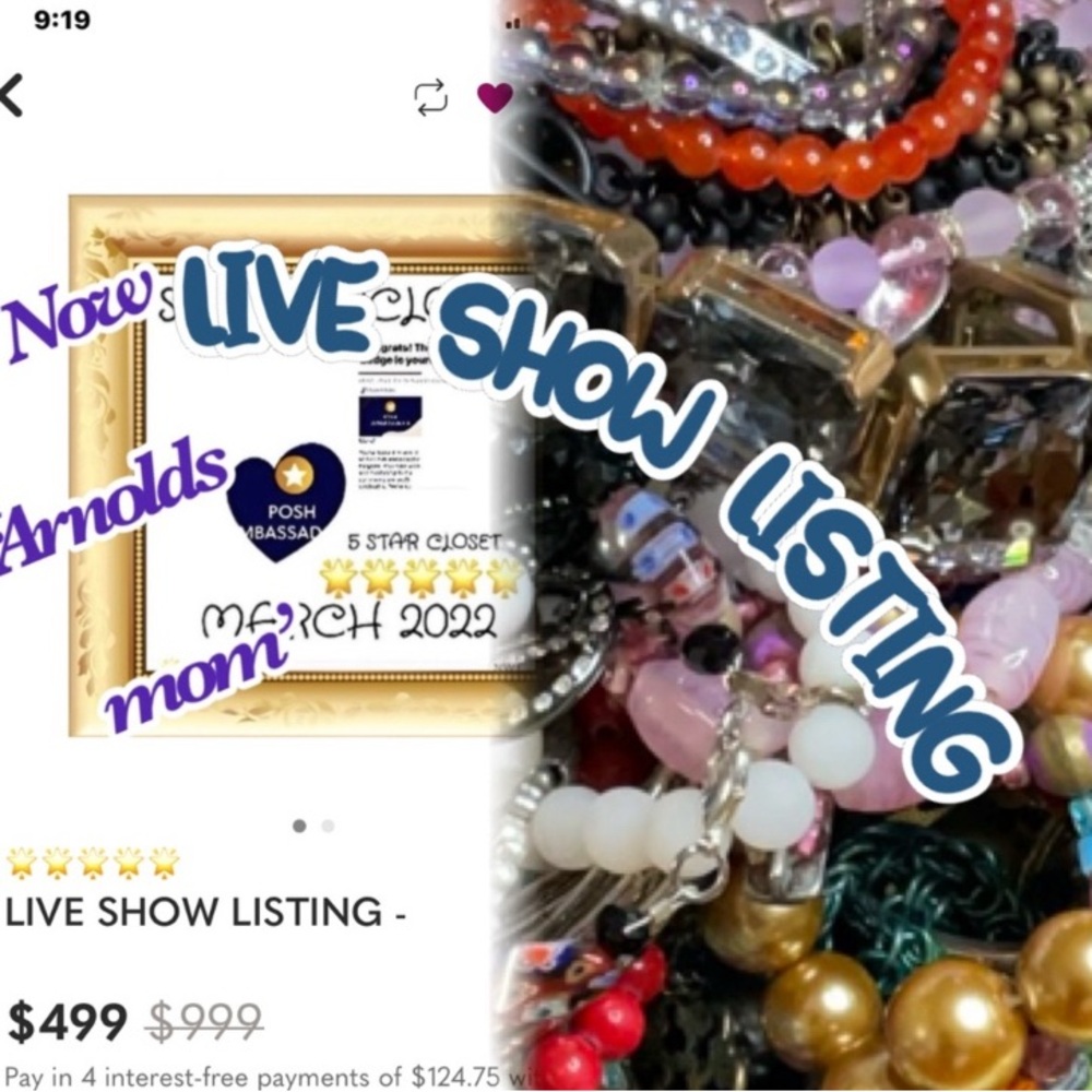 ARNOLDSMOM 👩🏻🐶  LIVE SHOW LISTING